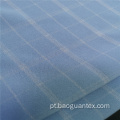 Padrão verificado 100% Polyester Chambray Fancy Fabric